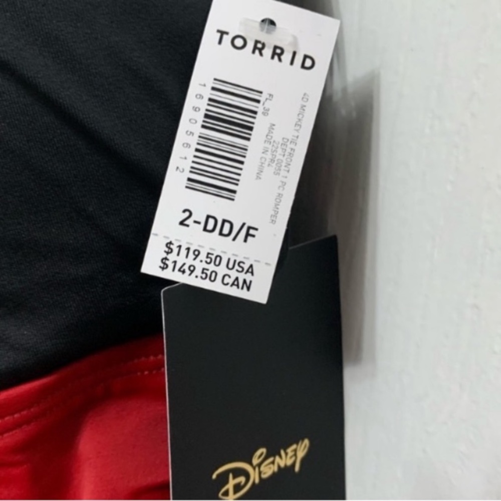 Torrid x Disney Mickey Mouse Swim Romper - 2X - 18/20 -
NWT - Picture 6 of 10